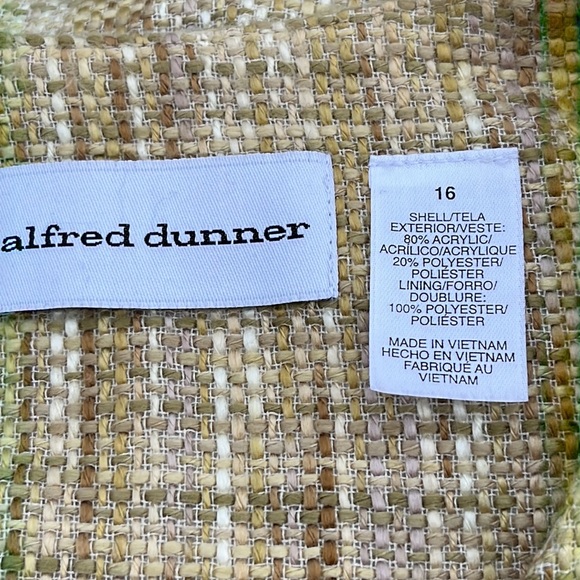 Alfred Dunner woven jacket 16 - Picture 6 of 9